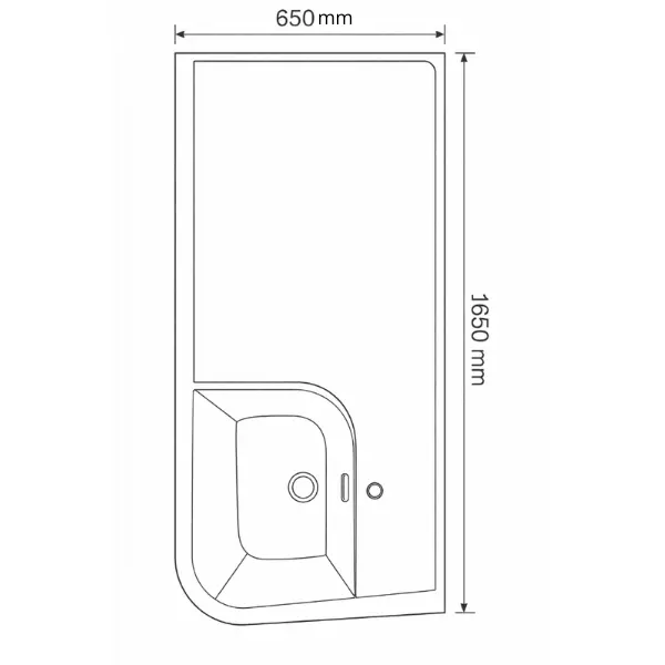 shema rozmir ravak ymuvalnik